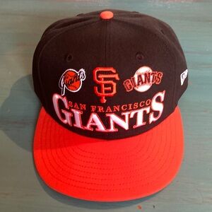 San Francisco Giants Black and Orange Cap